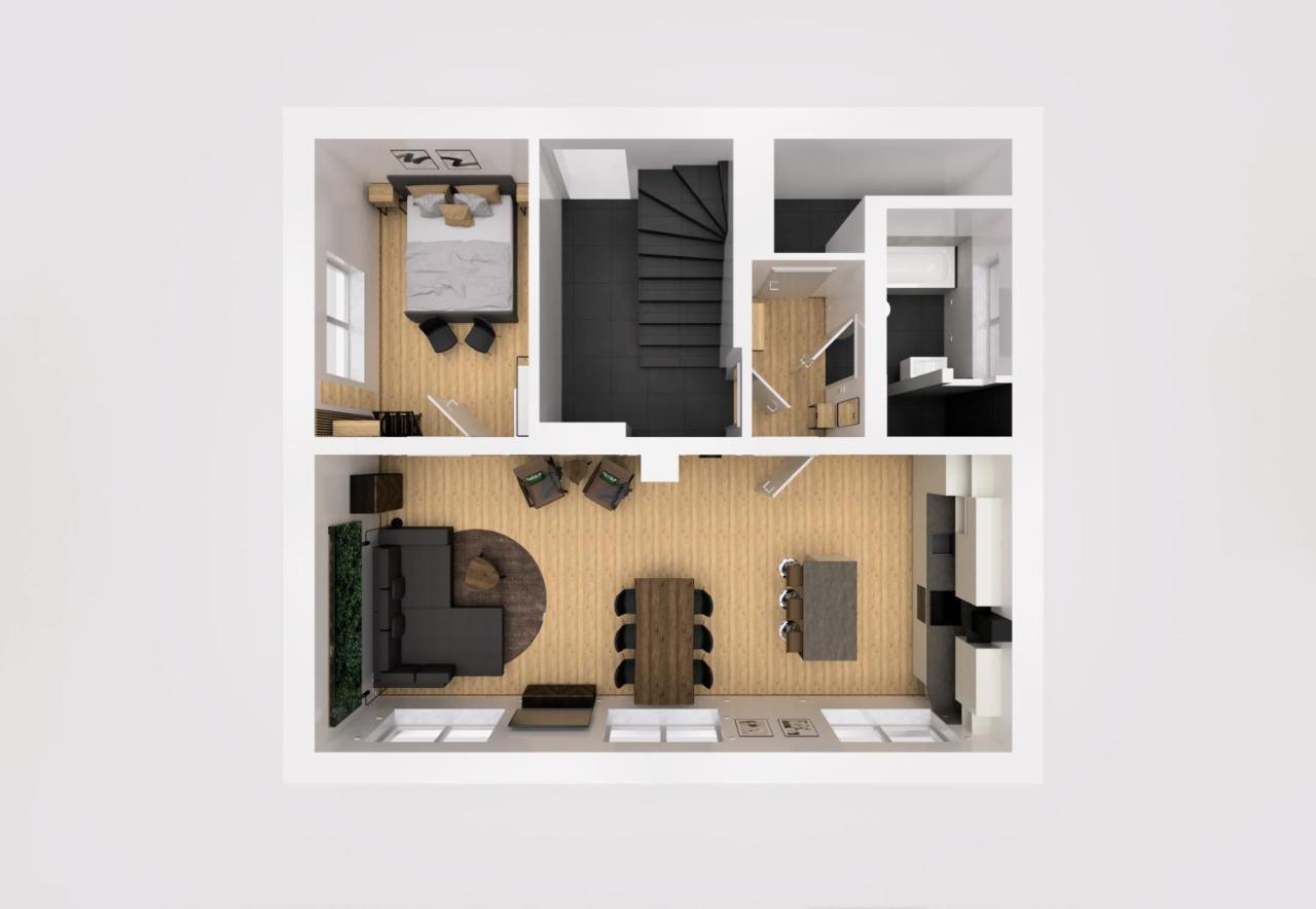 Luxurioese Ferienwohnung In Chemnitz - Apartment B28 Fuer 2 Plus 2 Gaeste ภายนอก รูปภาพ